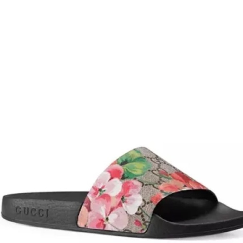 “GG” SUPREME BLOOM SLIDES